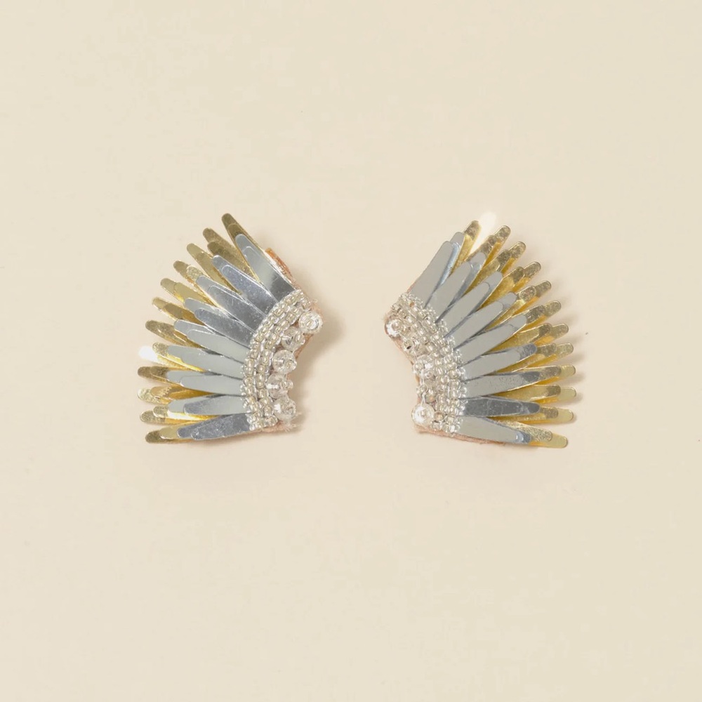 Mignonne Gavigan - Micro Madeline Earrings Silver and Gold - SOLD OUT ON…